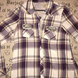BKE Western Flannel Cotton Shirt